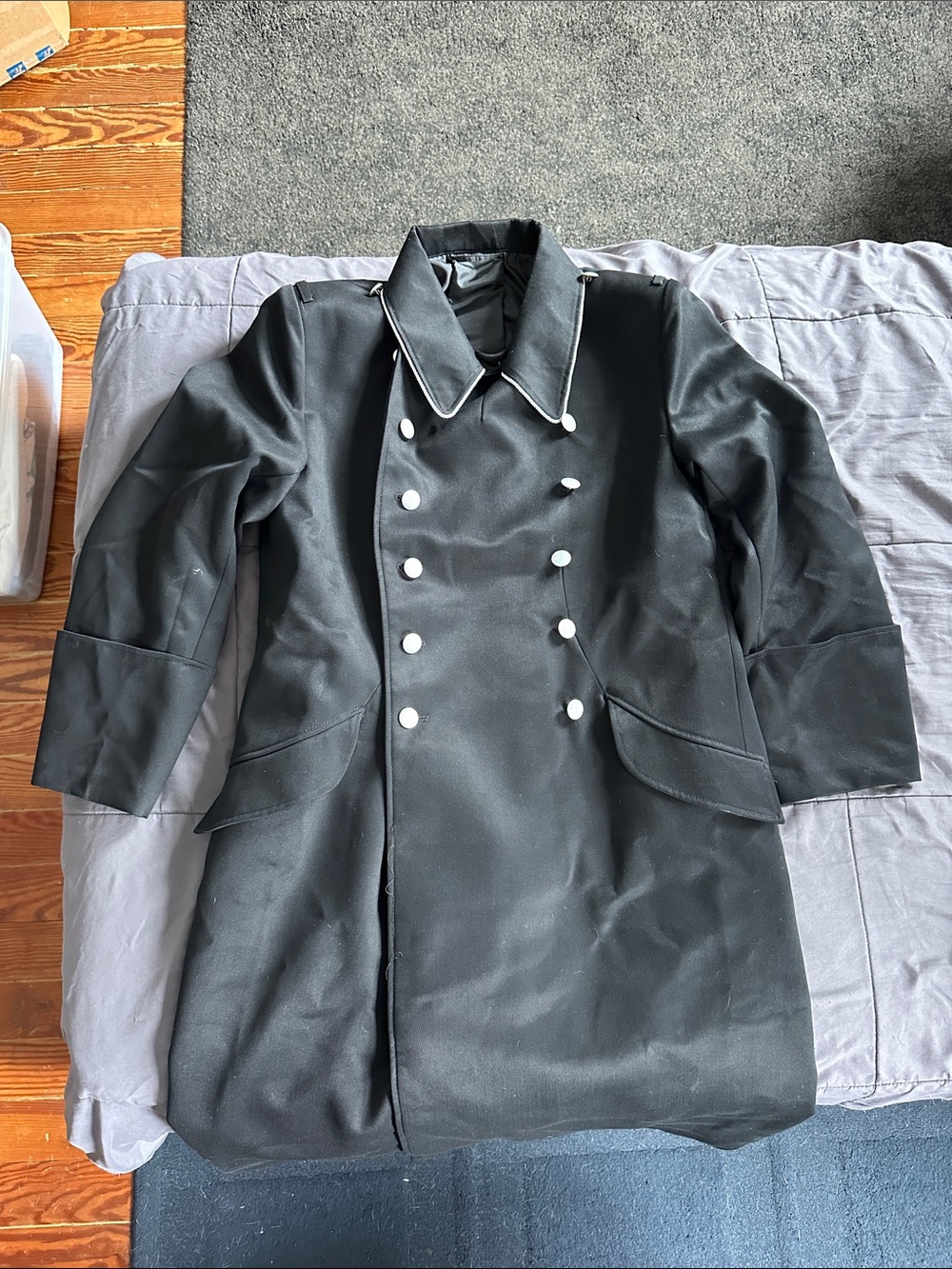 Reproduction Black M32 German Officer’s Greatcoat